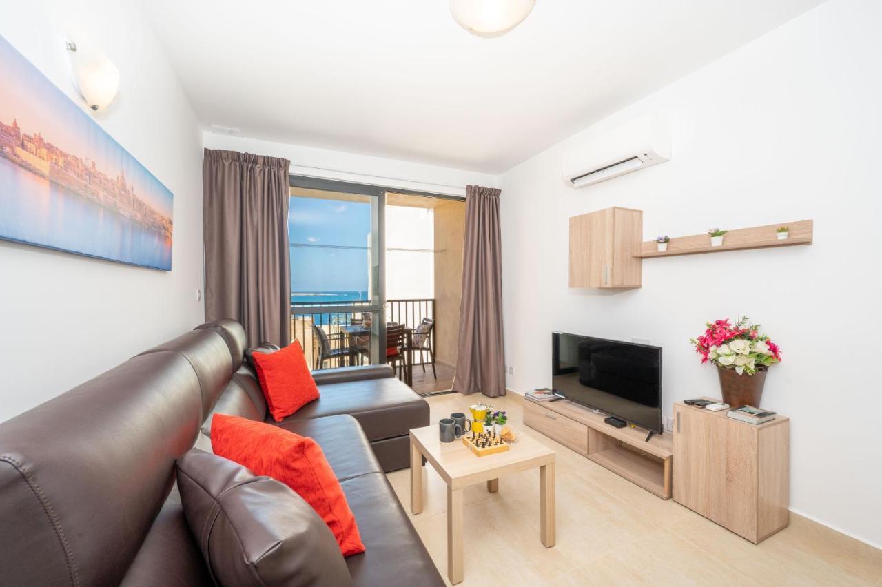 Sea Bliss Apartments With Terrace Just Off Seafront In St Paul'S Bay - By Getawaysmalta St. Paul's Bay Exteriér fotografie